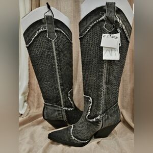 Zara Cowgirl Bling Boots